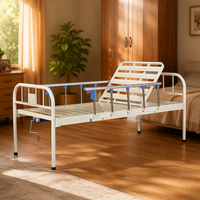 Tête de lit en tube rond de 38 mm pour lit d'hôpital (seulement le dossier), rail de 40x80 mm pour salle de formation en école de soins infirmiers, offre d'appel d'offres