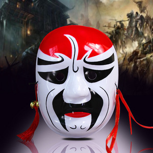 Máscaras Faciales de Plástico Estilo Ópera de Pekín, Accesorios Divertidos para el Día de los Inocentes, Caras Divertidas de Inmortales - Product Image 5