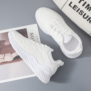2025 Alpha Small Coconut Women's Sports Shoes Height Increasing All-Season Casual Single <b>Mesh</b> New for Autumn Summer-Model A005 - Product Image 3