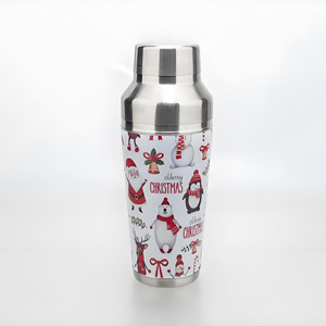 Shaker à cocktails en acier inoxydable pour France Max & <span class=keywords><strong>Jack</strong></span>'s, sans fuite, compatible lave-vaisselle, 500 ml, 570 ml, 700 ml, mélangeur <span class=keywords><strong>de</strong></span> boissons <span class=keywords><strong>de</strong></span> Noël - Product Image 5
