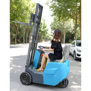 Montacargas de Tres Ruedas con Certificación CE, Capacidad de 0.5 a 1 Tonelada, Diseño de Contrapeso Tipo Carro con Altura de Elevación Ajustable para Pasillos Estrechos - Product Image 4