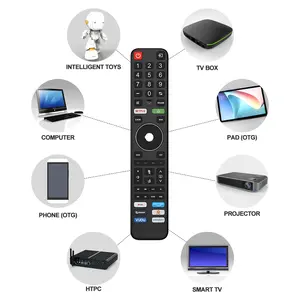 Télécommande universelle pour TV, Smart TV 4K, fonction Netflix et Youtube, toutes marques