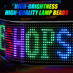 Đèn <span class=keywords><strong>LED</strong></span> ô tô mắt quỷ động, vòng tròn thần kỳ, màn hình <span class=keywords><strong>LED</strong></span> ma thuật thực tế, cánh thiên thần, ma trận neon, linh hoạt, nhấp nháy, đổi màu - Product Image 5