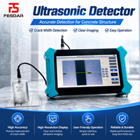 Appareil de mesure de la vitesse des impulsions ultrasonores pour l'essai non destructif du béton, équipement d'inspection de la qualité de la construction