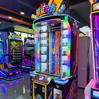 Machine d'arcade à grue à monnayeur pour la remise de prix, avec griffe à pince pour poupées, éclairage LED, version anglaise 110/220V