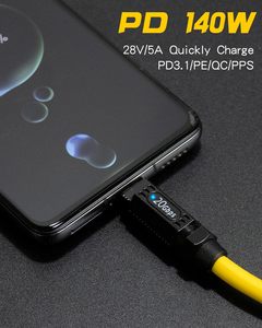 Cable USB C a USB C Enrollado de Alta Potencia de 140 W con Carga Rápida PD y Video de 8K a 60 Hz y 20 Gbps para <span class=keywords><strong>iPhone</strong></span> - Product Image 5