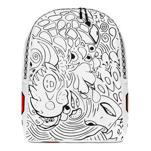 Cómics IW # Mochila Minimalista 12, Moderna, Impermeable, con Forro de Nailon y Varios Tipos de Cierre, para Niños y Niñas - Product Image 1