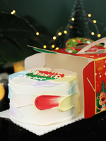 Mini boîte à cupcake de noël boîtes à bonbons de noël boîte à cupcake et emballage de noël