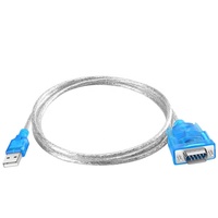 Cable Serial USB a RS232 DB9 de 9 Pines FTDI USB 2.0 con Revestimiento de PVC y Conectores Dorados para Comunicación