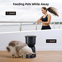 Distributeur automatique de nourriture pour animaux de compagnie intelligent OEM 3L avec minuterie WiFi, application Tuya, pour nourriture sèche, distributeur automatique de nourriture pour chiens, nourrisseur intelligent pour animaux de compagnie avec réglage de l'heure