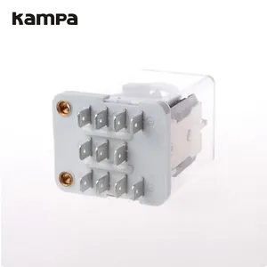 Kampa-relé de potencia intermedio <span class=keywords><strong>JQX</strong></span>-38F 3Z 40A, relé electromagnético de 11 pines DC12V DC24V AC110V AC220V - Product Image 3