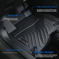 Kunden spezifische TPE Auto Fußmatten Crewcab Spezielles grenz überschreiten des Autozubehör für Dodge Ram 1500 2019-2025