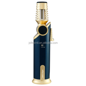 Briquet torche de luxe pour cigares et cuisine, en métal premium, 1 flamme, pistolet à gaz butane, personnalisable avec logo, vente en gros - Product Image 5