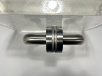 Poignée de porte en acier moulé sous pression de précision moderne pour appartement, villa et hôtel, avec installation facile et garantie d'un an