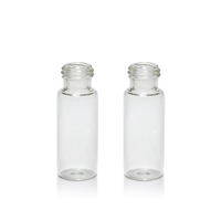 Vente en gros de bouteille de rouleau de parfum d'huile essentielle 3ml 5ml 10ml rouleau en verre clair sur la bouteille avec la boule de rouleau en métal et le chapeau en plastique