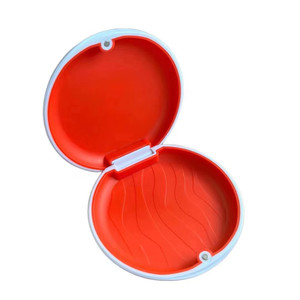 Customizable Logo Denture Box Plastic Orthodontic Aligner Retainer Case Multi-Purpose Oral Hygiene Invisible Storage for Dental - Product Image 1