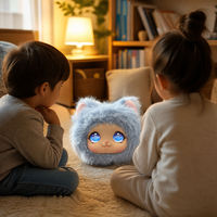 Peluche IA Mignonne Interactif Intelligent, Animal en Peluche Doux et Moelleux Parlant avec Rembourrage en Coton PP, Hauteur 0-10cm, Cadeau pour Enfants