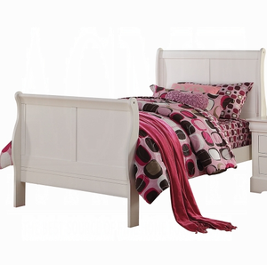 Modern Adjustable <b>Convertible</b> Soft White Finish Queen <b>Bed</b> - Product Image 6