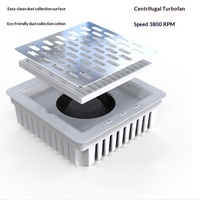 Extracteur de poussière professionnel pour manucure X1 36W haute puissance en plastique, débit d'air 85CFM, aspiration 9-10m/s, écologique