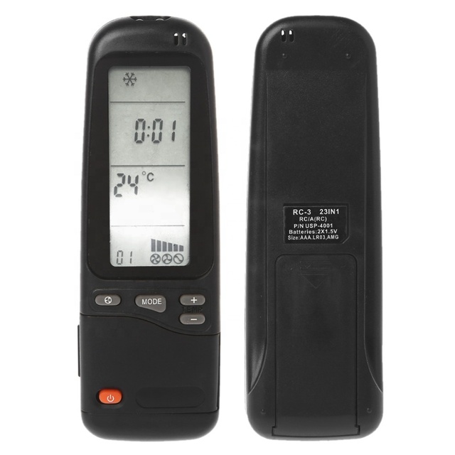 Air Conditioner Remote Control for Electra / Emailair / Elco RC3 RC-3 23IN1 25IN1 with Wall Rack