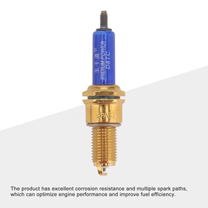GOOFIT Juego <span class=keywords><strong>de</strong></span> 4 Bujías <span class=keywords><strong>de</strong></span> Iridio D8TC <span class=keywords><strong>para</strong></span> Motocicleta, Repuesto <span class=keywords><strong>para</strong></span> GY6 150cc 200cc 250cc Taotao Roketa ATV Dirt Bike Scooter - Product Image 3