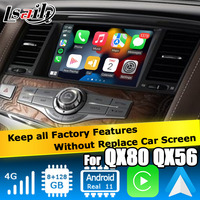 Caja de Interfaz Android Lsailt para Infiniti QX80 2018 con Youtube, Carplay y Android Auto