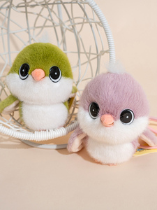 Lindos Colgantes de Peluche de Pájaros con Cordón, Hechos de Tela Suave en 6 Colores, Perfectos para Decorar Bolsos <span class=keywords><strong>y</strong></span> como Regalos Encantadores para Todas las Edades - Product Image 5