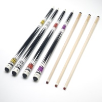 Stik Biliar Kayu Maple Desain Berlian Premium Berkualitas Tinggi Harga Terjangkau, Sambungan Tengah Aluminium Alloy, 57 Inci, Ujung 13mm, 20 oz