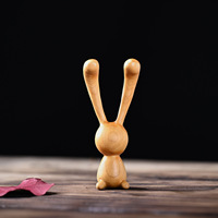 Grattoir nasal créatif en bois de rose, outil de massage Guasha en bois naturel pour le visage (type lapin), pour la santé, le bien-être, les voyages, le corps et les mains, cadeau, Chine