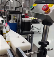 Ligne de production automatique de remplissage de bouteilles, remplissage de liquides + bouchage + étiquetage, ligne de remplissage d'huile personnalisée, certifiée ISO9001