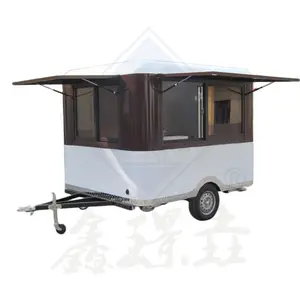 Chariot de nourriture mobile pour poulet frit snack machines food truck winery new born trailer mobile food cart vintage