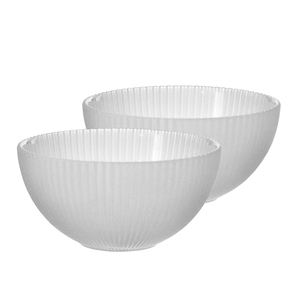 Cuencos de fruta de postre de cereales personalizados Cuenco de cristal de ensalada grande ecológico para cocina de restaurante en casa - Product Image 4