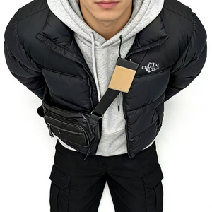 Chaqueta de Plumón para Hombre <span class=keywords><strong>North</strong></span> 1996 Retro Nuptse con Bolsillo Oculto para Gorro, Cortavientos Cálido de Plumón para Invierno - Product Image 4
