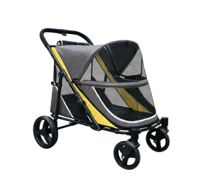 Passeggino <span class=keywords><strong>per</strong></span> Cani di Taglia Grande Certificato ASTM, Carrozzina di Lusso Pieghevole <span class=keywords><strong>per</strong></span> Animali Domestici, 5 Modalità di Trasporto, Rete Traspirante, Tessuto Rimovibile e Lavabile - Product Image 2