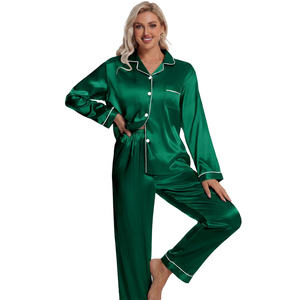 Elegant Comfortable Women's Summer Nightwear Sleepwear Set 100% Cotton Soft Fabric Stylish Cozy Pajama Outfit for Relaxing Home - Product Image 1
