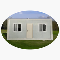 Portable Pliable Bureau Conteneur Logement Cabine Préfabriqué emballage 20 pieds Maison Conteneur