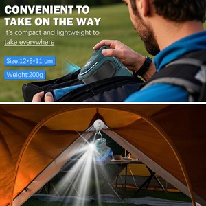 Inversor de Corriente Portátil de 220W, Adaptador de CC <span class=keywords><strong>24V</strong></span> a CA 110V/220V para Batería Kobalt de <span class=keywords><strong>24V</strong></span> con USB, Tipo-C, Tomacorriente CA y Luz LED - Product Image 3