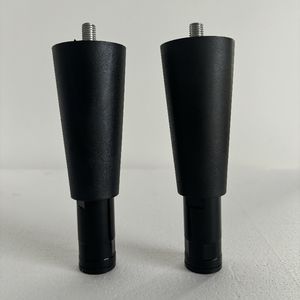 מטבח רגליים מתכווננות רגליים שחורות שולחן פלסטיק מתאים רגליים פלסטיק לרהיטים מטבח סביב הרגליים מרוצפים - Product Image 4