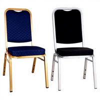 Chaises de salle à manger commerciales modernes empilables pour hôtels, avec structure en fer, résistantes aux intempéries, pour restaurants, banquets, halls, fêtes, événements extérieurs, usine
