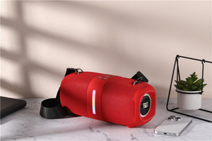 Portable BT <b>Speaker</b> With RGB <b>LED</b> Light TF Card FM Radio Shoulder Strap IPX5 Waterproof For Outdoor Sports - Product Image 5