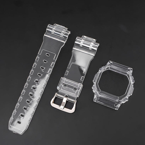 Accesorios para Relojes, Correas Deportivas de TPU para Relojes <span class=keywords><strong>Casio</strong></span> DW5600 <span class=keywords><strong>GW</strong></span>-M5610 con Caja Transparente - Product Image 4