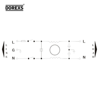 DOREXS Filtre EMI passe-bas certifié IEC 1A 3A 6A 10A | Filtre de ligne électrique anti-bruit de haute qualité