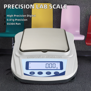 सटीक <span class=keywords><strong>0.01g</strong></span> 0.001g डिजिटल इलेक्ट्रॉनिक लैब बैलेंस निर्माता के संवेदनशील वजन पैमाने - Product Image 3