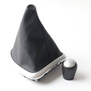 Couvercle en cuir pour pommeau de levier de vitesse de voiture, pour Nissan, transmission manuelle, conception ergonomique - Product Image 3