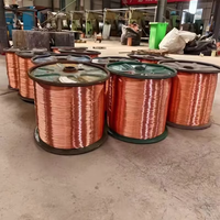 Alambre de cobre esmaltado de alta calidad de 0,1-6mm para REBOBINADO DE MOTORES ECCA Wire