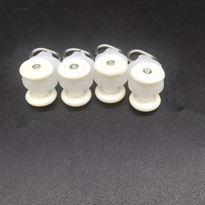 Rieles de cortina deslizantes motorizados de acero inoxidable de 38mm de alta calidad, polea de pista de hierro moderna, corredor de gancho de Metal, accesorios al por mayor - Product Image 4