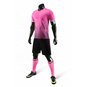 Cheap soccer jersey sets OEM logos print football shirt customized football pants wholesale - Product Image 2