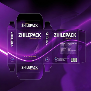 <span class=keywords><strong>Caja</strong></span> de Embalaje de Papel Personalizada para <span class=keywords><strong>Condones</strong></span> de Gran Tamaño - Product Image 3