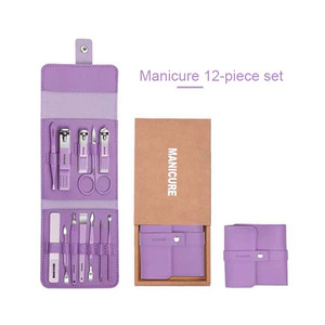 12 in 1 Hight Quality Manicure &amp; Pedicure Set Gift Set Candy Color <strong>Nail</strong> Tools <strong>Nail</strong> Cutter <strong>Kit</strong> for Travel &amp; <strong>Nail</strong> <strong>Repair</strong> <strong>Kit</strong> - Product Image 4