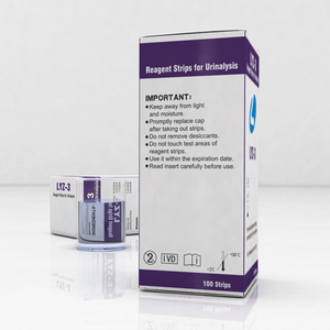 Kit de test urinaire LYZ pour diagnostic des infections urinaires, bandelettes de test pour 3 paramètres (glucose, protéines, pH), fabricant, personnalisable - Product Image 4